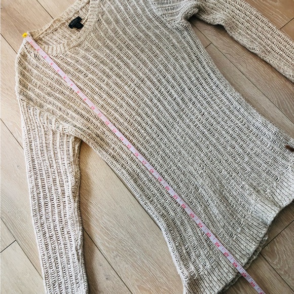 Roots Cream Cotton & Linen Blend Sweater - Picture 11 of 11